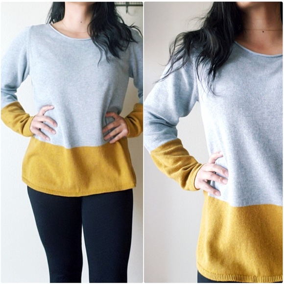 SOLD |Old Navy Colorblock Crewneck Sweater - Picture 4 of 4